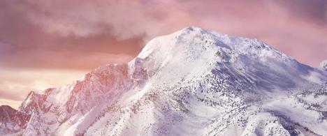 Mountain backdrop